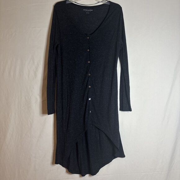 Soft Surroundings Sweater Lena High Low Tunic Thin Knit Long Sleeves Size Large - Picture 1 of 12